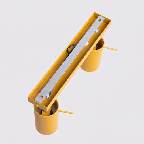 Sollux Lighting Plafondlamp RING 2 geel - 30x6x16cm