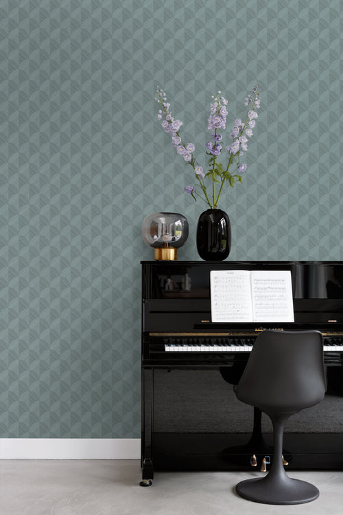 Origin Wallcoverings behang 3D-motief vergrijsd blauw - 50 x 900 cm - 347990 - vtwonen shop