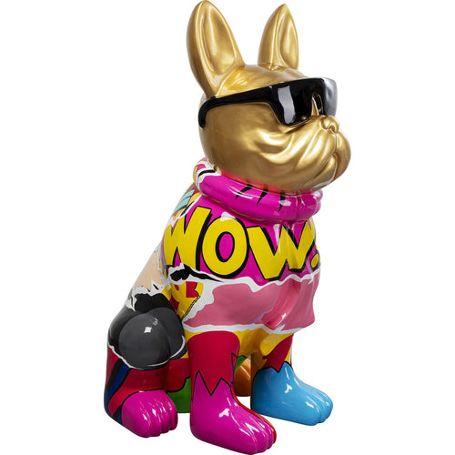 Kare Design Woonaccessoires goud bulldog graffiti zonnebril 49cm