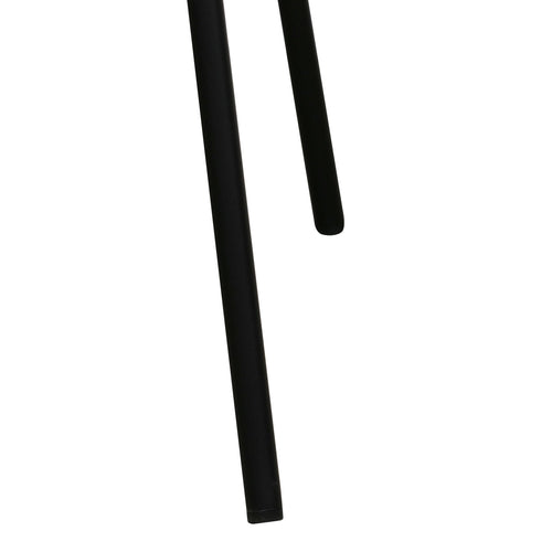 Furnhouse eetkamerstoelen armleuning Sofia - Zwart - Stof (Bouclé) - Set van 6