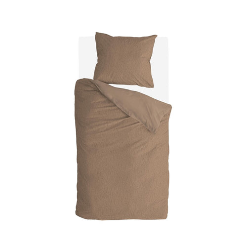 Byrklund - Dekbedovertrek Soft & Fluffy - 140x220 cm - Taupe
