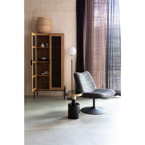 Zuiver Bubba Loungestoel Donkergrijs