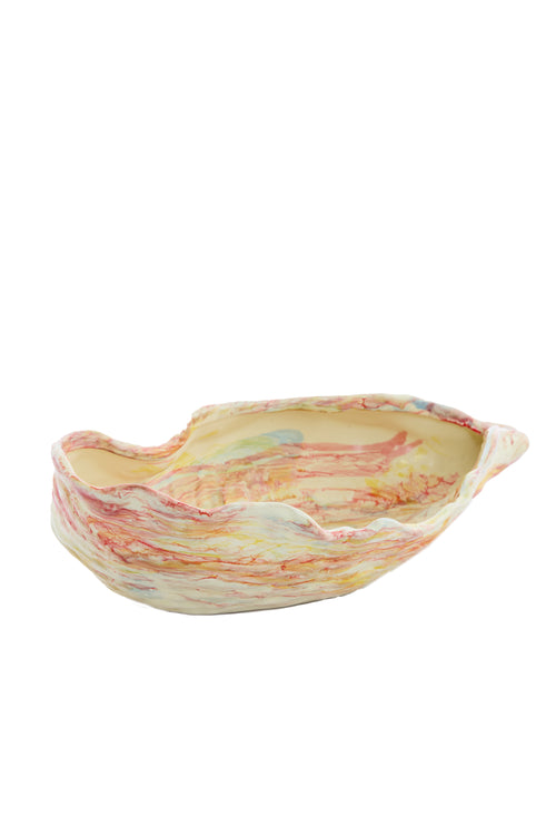 Light & Living schaal KALAKO - 41x20.5x10cm - wit