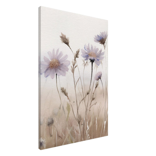 Artfulprints Canvas Flower aquarel 1 canvas - 60x90 cm - beige