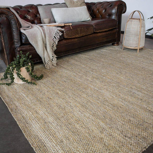 Interieur05 Vloerkleed Gerecycled Materiaal Ciro Geel/Naturel - 200 x 300 cm