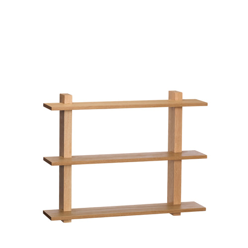 Hübsch plank Simple - mdf/eiken fineer/eikenhout - 60x14xh47cm