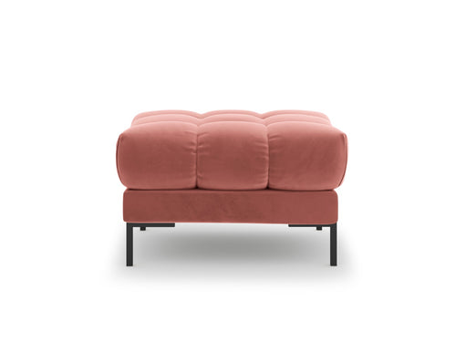 Cosmopolitan Design Poef Bali flueel, roze - 60x60x41cm
