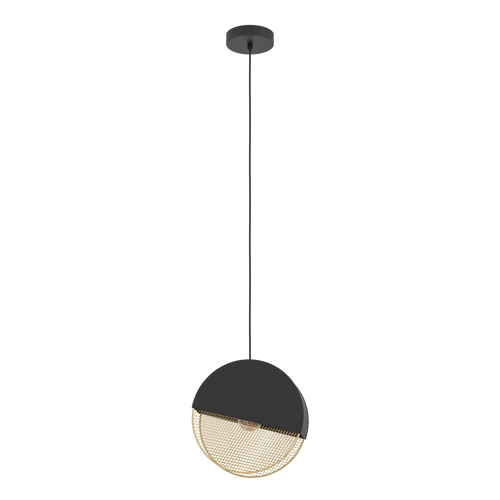 EGLO hanglamp Mumbles - e27 - 28,5 cm - zwart/goud - vtwonen shop