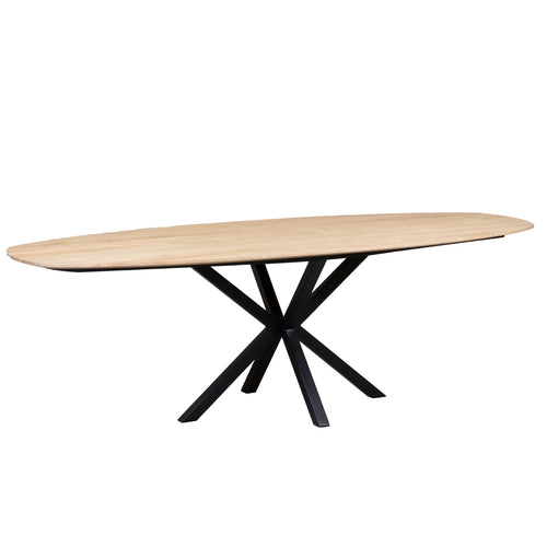 DÉJA Living Eettafel Gabriel - Ovaal - Eikenhout - 240cm