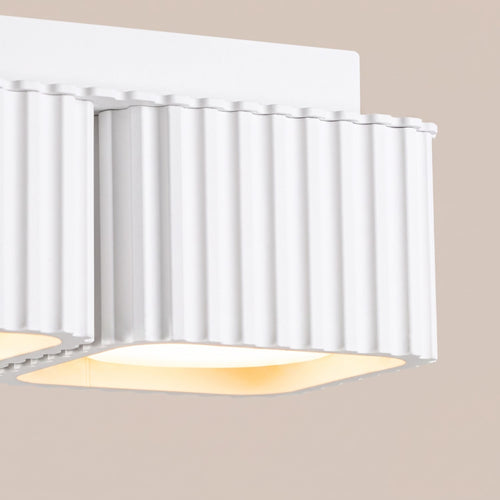 Sollux Lighting Plafondlamp RIFF 2 wit Gx53 - 20,5x10x8cm