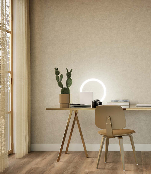 KEK Amsterdam behang Natural Chique Madeira - beige - 53 x 1000 cm