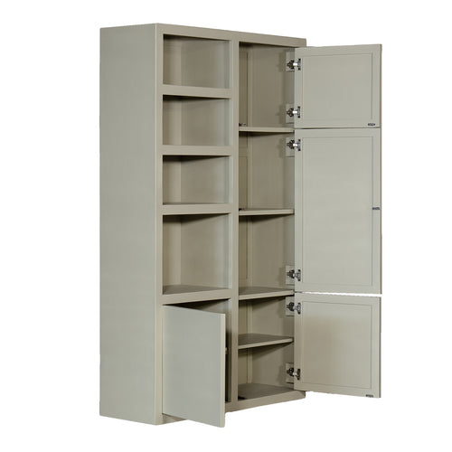 Giga Meubel Wandkast Xander - Mangohout - Beige - 120x45x200cm - vtwonen shop