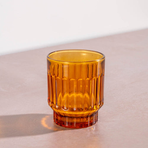 Salt & Pepper - Glas 30cl amber Tone - Set van 4 - vtwonen shop