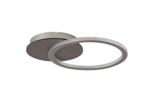 Searchlight plafondlamp Specs - 1 lichts - 45  x 6   cm - champagne