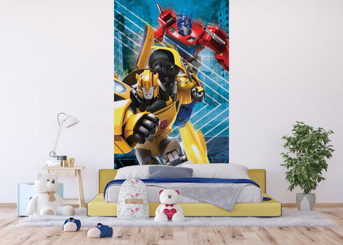 Sanders & Sanders fotobehang Transformers geel, rood en blauw - 270 x 150 cm - 601231