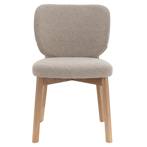 DÉJA Living Eetkamerstoel Nobu - Beige/Naturel Eiken - Set van 2 - vtwonen shop