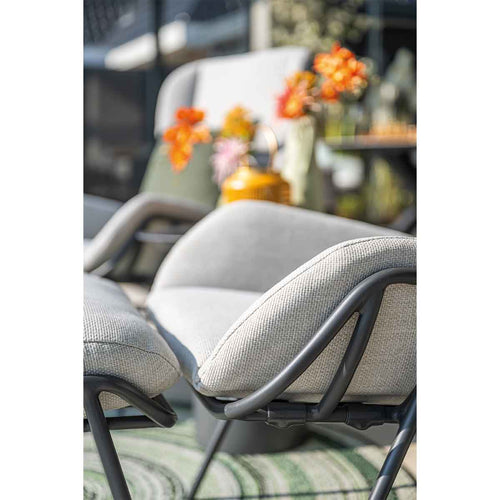 Garden Impressions loungestoelen Fresno - Mati donker grijs - 3-delig - vtwonen shop