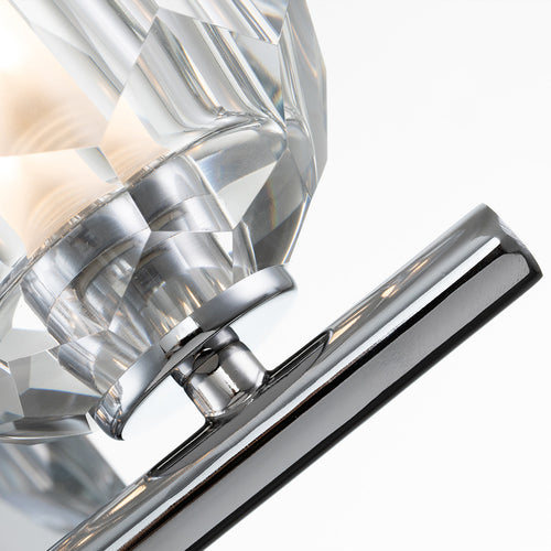 Elstead Quoizel Regalia Wandlamp Gepolijst Chroom, 3000K, IP44