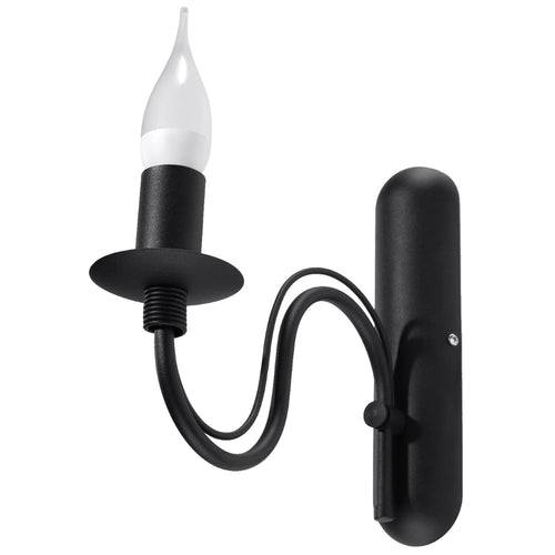 Sollux Lighting Wandlamp MINERWA zwart - 6x25x25cm