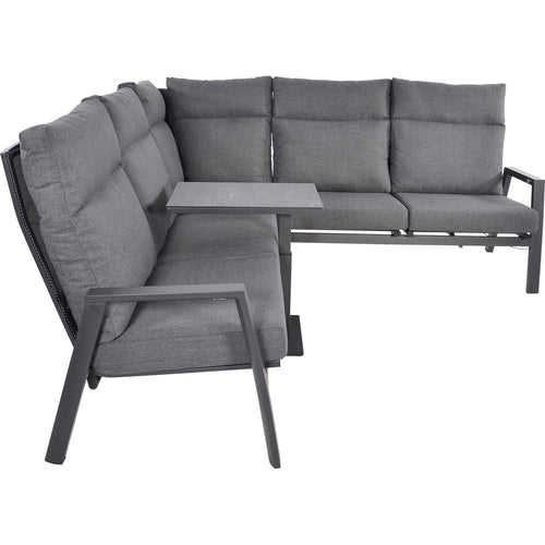 Lesli Living loungebank Ohio - antraciet - 142,5x83x98cm