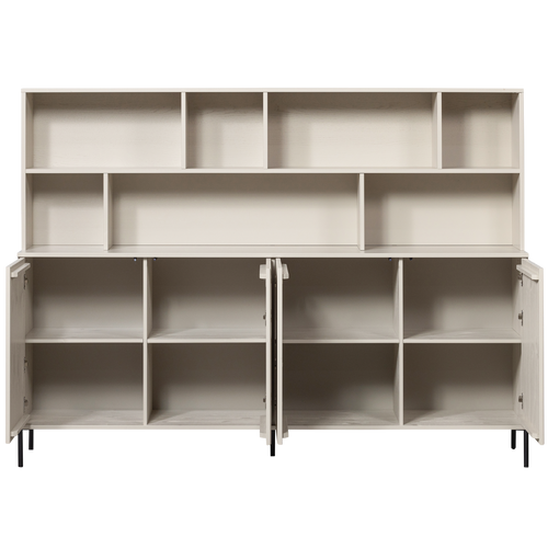 WOOOD wandkast New Gravure - Grenen - Dust - 150x200x44 - vtwonen shop