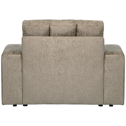 WOOOD fauteuil Second Date - Structure Velvet - Wheatfield - 78x103x99 - vtwonen shop