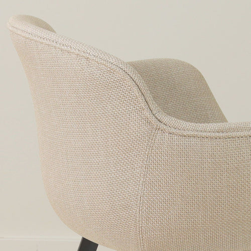 Nolon Elma Eetkamerstoel Beige Met Armleuning