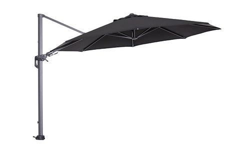 Hawaii parasol - Ø350 cm - carbon black - zwart - vtwonen shop