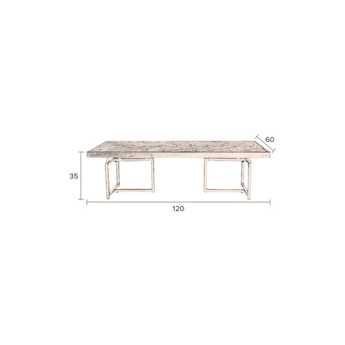 Dutchbone Class Salontafel 120x60 cm Eiken - Bruin - vtwonen shop