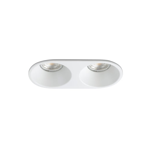 Faro Gas Inbouwspot Mat Wit 2x GU10