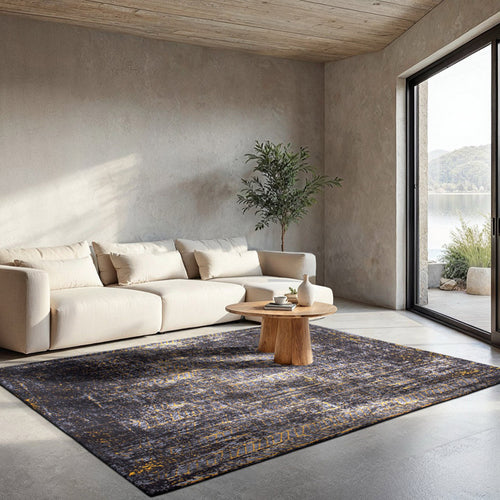 Louis De Poortere vloerkleed Broadway Glitter - zwart - 200x280cm