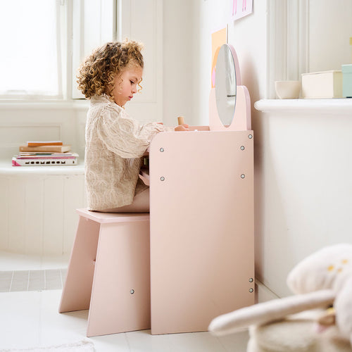 Petite Amélie Kinder kaptafel BELLE - Spaanplaat - roze