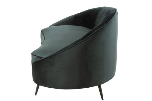 J-Line sofa Elisabeth - textiel/metaal - groen