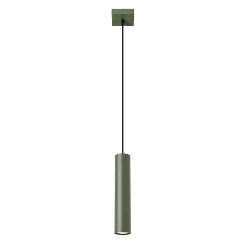Sollux Lighting Hanglamp LAGOS 1 olijfgroen - 8x8x118cm