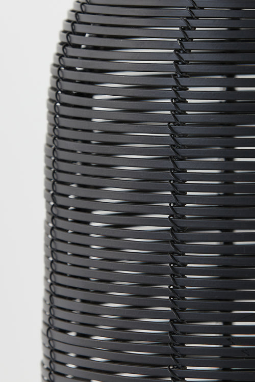 Light & Living - Tafellamp TOMEK - Ø21x55cm - Zwart - vtwonen shop