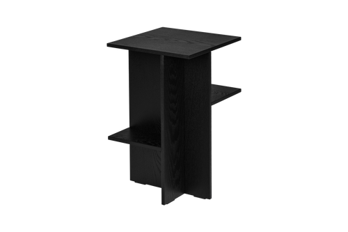 noo.ma ATIK Bijzettafel - Vulcano Black Oak - vtwonen shop