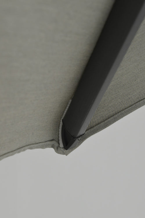 Hawaii Deluxe parasol - 300x300 cm - carbon black - royal zand