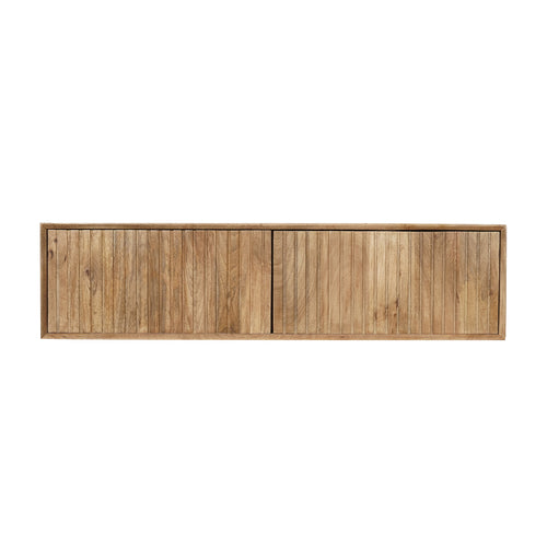 StarFurn Zwevend Tv-meubel Madison - Naturel Hout - 120x35x30cm - vtwonen shop