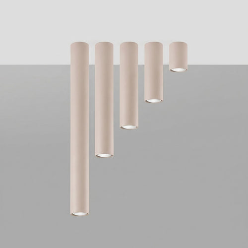 Sollux Lighting Plafondlamp LAGOS 10 taupe - 6x6x10cm