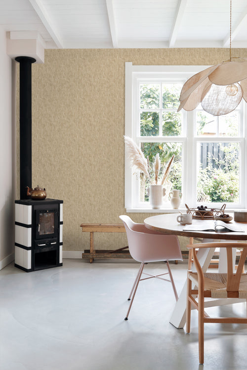 ESTAhome behang grafische lijnen warm beige - 50 x 900 cm - 131417 - vtwonen shop