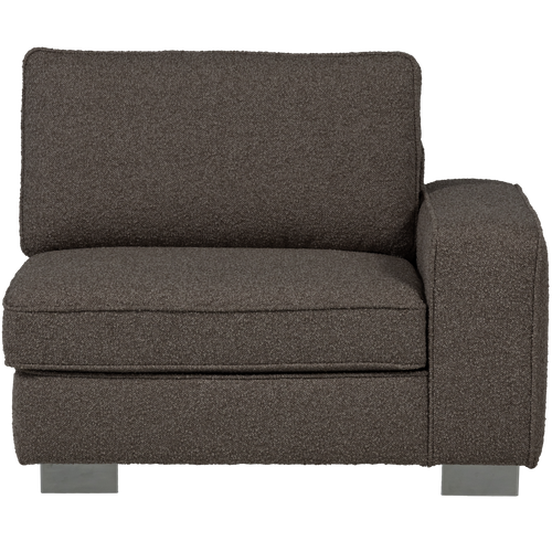 vtwonen element 1--zits met arm rechts Lazy - Bouclé - Antraciet - vtwonen shop