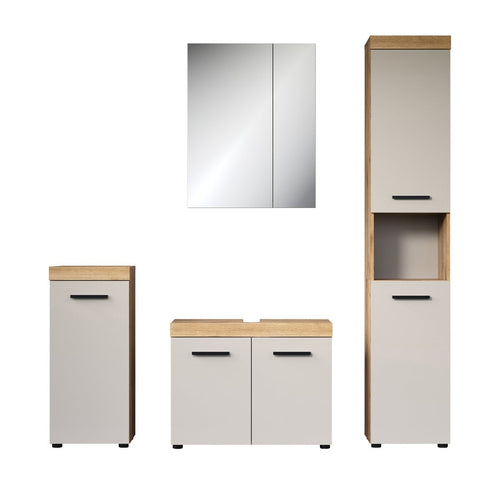 Calicosy - Badkamermeubelset ELLIE - beige 164x34x184 cm