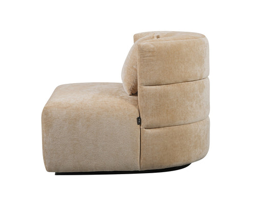 DÉJA Living Draaifauteuil Ethan - Beige Stof - 88x95x75cm