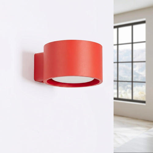 Sollux Lighting Wandlamp MODO 1 rood Gx53 - 10x12x6cm