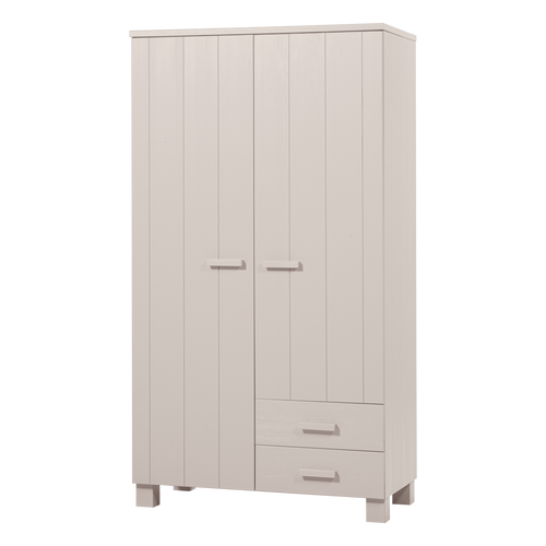 WOOOD kast met laden Dennis - Grenen - Dust - 202x111x55