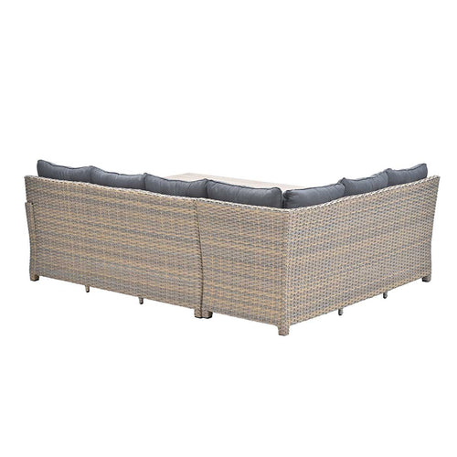 Garden Impressions Alaska lounge dining set 5-delig links - vintage willow