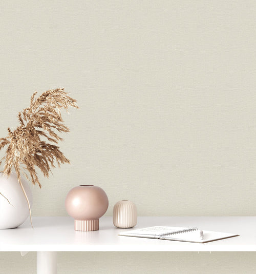 A.S. Création behang effen beige en crème - 53 cm x 10.05 m - AS-376031 - vtwonen shop