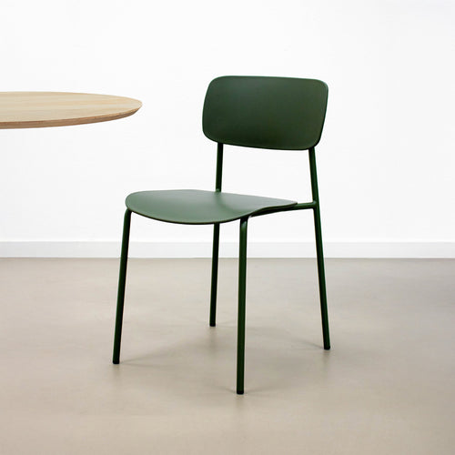 Kick eetkamerstoel Lio - Donkergroen