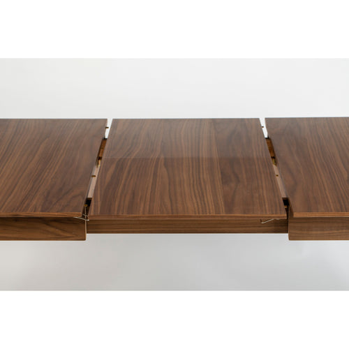 Zuiver Glimps Uitschuifbare Eettafel  120/162x80 cm Hout Walnoot - Bruin - vtwonen shop