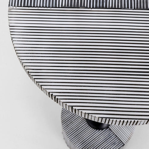 Kare Design Bijzettafel Domero Double Ø25cm zwart